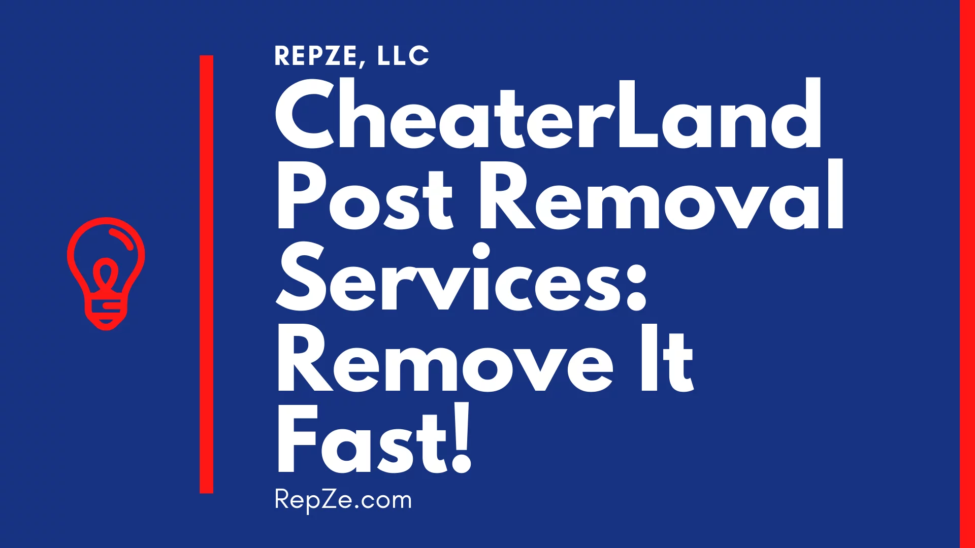 Cheaterland Post Removal Services Graphics