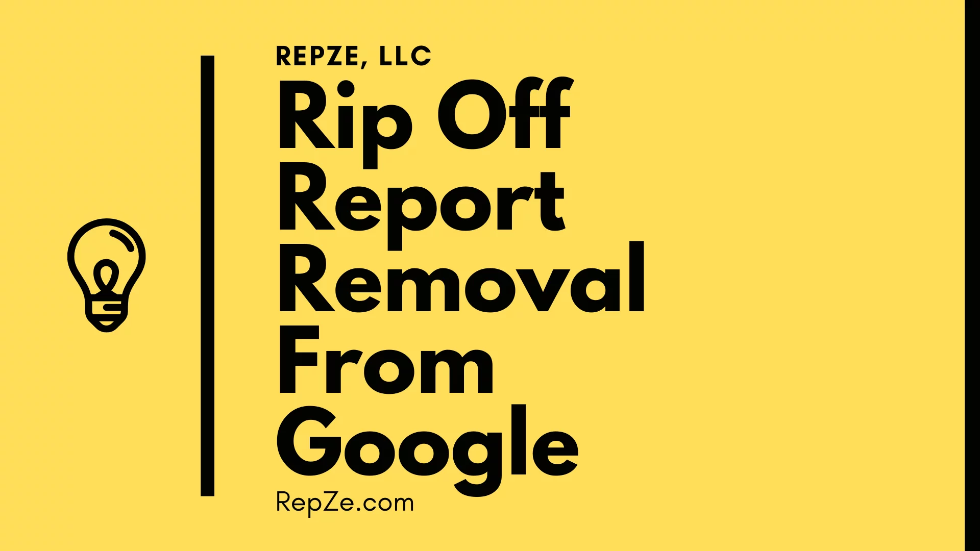 RipoffReport.com Removal From The Google and Other Major Search Engines