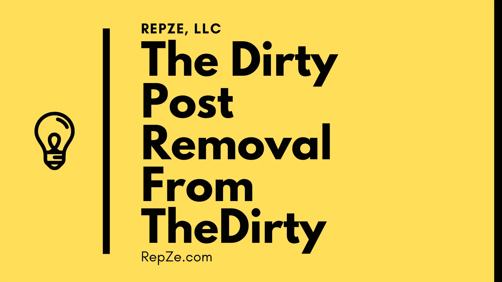 The Dirty Post Removal and Deletion from TheDirty.com - RepZe.com