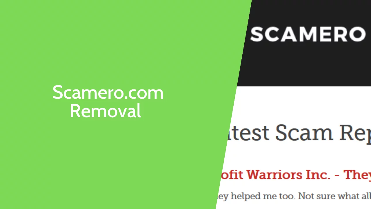 Scamero.com Removal